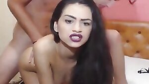 Small Latina Gets her cooter pulverized By H