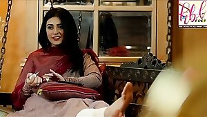 Marvelous Pakistani Actress Sarah Khan displaying  & soles