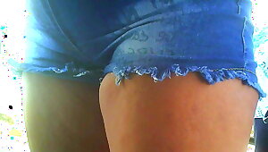 Delicia de bucetona safada de shortinho thick cunt nubile E