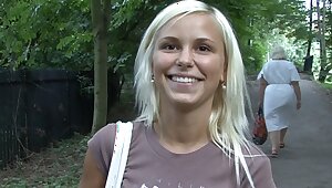 Cute teen new-comer ravaged for prompt cash outside