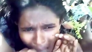 Amazing private teen, skinny, blowjob adult clip