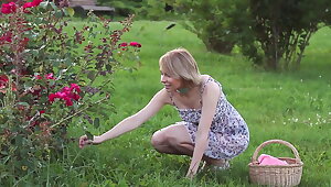 Youthfull nymph Echo  a summer day