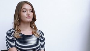 Petite teen is getting fucked hard after being caught stealing at the mall.