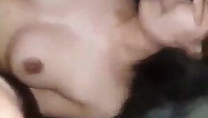 Indian teen gf riding and moaning, hindi talk