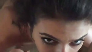 Amateur Turkish Teen Does Deep Throat and has wild fuck riding cock