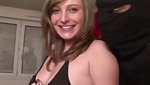 Debutante teen get her first gangbang in Brussels