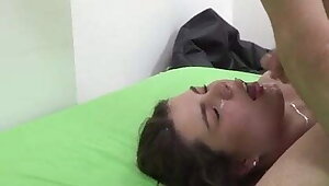 GIANT Monique Vs tiny Platanito. Pure Sex Madness!!