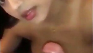 Desi Indian Teen Crying in Pain And Sucking Cock