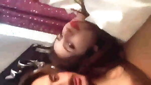 Iraqi Arab girl has a real orgasm during sex, 19