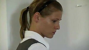 Natascha, the new resident and the school cane