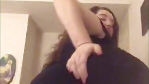 Chubby Teen Caught Doing Cam Show