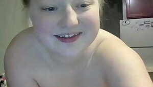 Sexy chubby blonde teen PAWG BBW Faith Hope