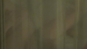 Window voyeur, young couple fucks hard