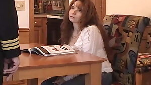 Teen daughter spanked otk for not listening to   father