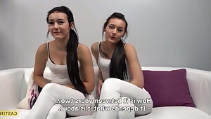 two sexy amateur girls casting