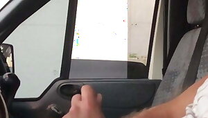 Flashing cock to a girl in a hijab