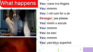 Omegle cutie help me cum