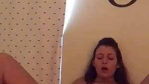 Slutty College Teen Squirts in Her Room