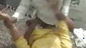 Desi old man force salwar aunty