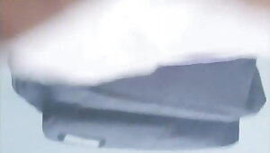 Singapore School Girl Upskirt Diaper or Large Pad