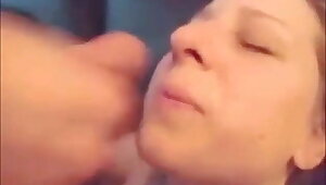 amazing cumshot facial CIM compil