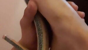 Young Polish girl with beautyful feet sucks Dick