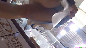 Sexy Desi chick in the mall part 1