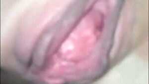 Finger fucking her pussy and squirts on my face