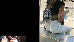 Nice Teen In Tight White Pants (15.09.2020.) Candid