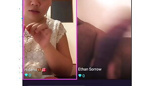 Flashing girls during livestream