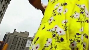 Upskirt Blonde Showing Bra