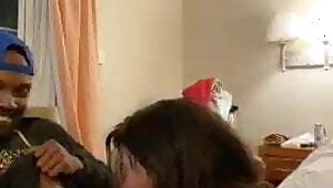 BLACK COUPLE PERISCOPE BLOWJOB