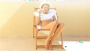 Busty 18 yo teen teasing