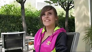 Teen pornstar Ainara gets screwed and facialized