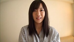 Teen Rina Ooshima shows off her sucking and fucking talents