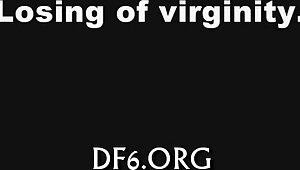 Virgin shows her hymen