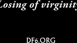 Virgin tries her 1st cock