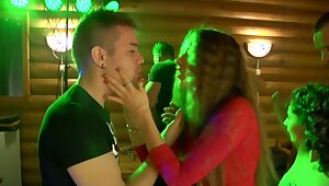 Aruna & Sabrina & Stephany in hot student girls get nasty in a group sex video