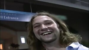 Sexy minx pounded by random dude