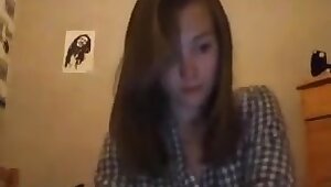 french college girl and her big black dildo