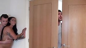 UK family taboo! She lost a bet, now she gets fucked by her stepbrother!