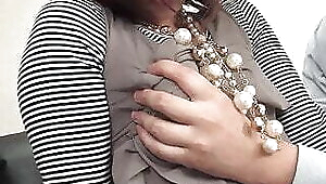 Japanese Mature Dekasan seduce to Intense Creampie Sex by Young Guy