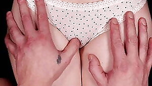 Cumming On My Step sister's virgin Pussy - ASMR POV