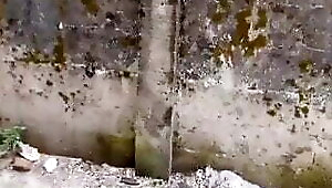 FUCKING MY VILLAGE GHETTO GIRLFRIEND IN UNCOMPLETED BUILDING