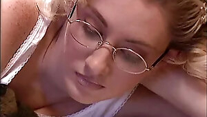 College student sucks cock before getting fucked