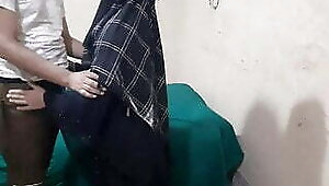 Muslim hijabi maid gets fucked in the Ass and pussy and blowjob