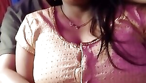 Hot desi sexy big boobs wife and village boyfriend romance in the secret room.