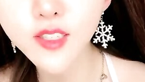 Close up POV of teen sucking cock