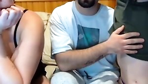 Webcam teens threesome party