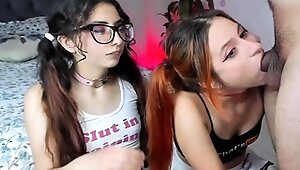 Cheating Husband Fucks Youthful Girl And Wife